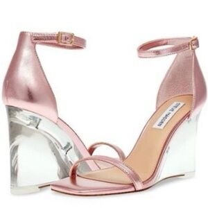 Steve Madden Leather Wedge Sandals